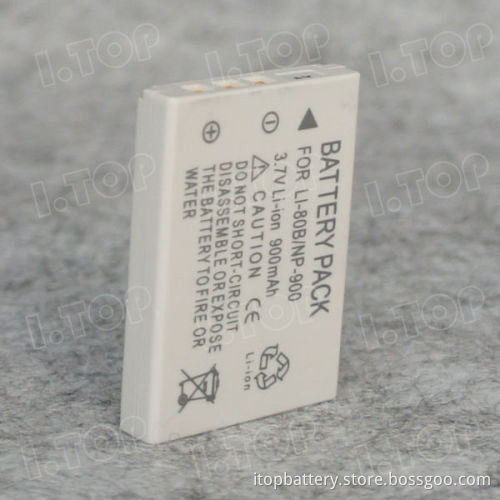 Portable battery pack for Li-80B Olympus batteries,3.7V 900mAh, Made in china